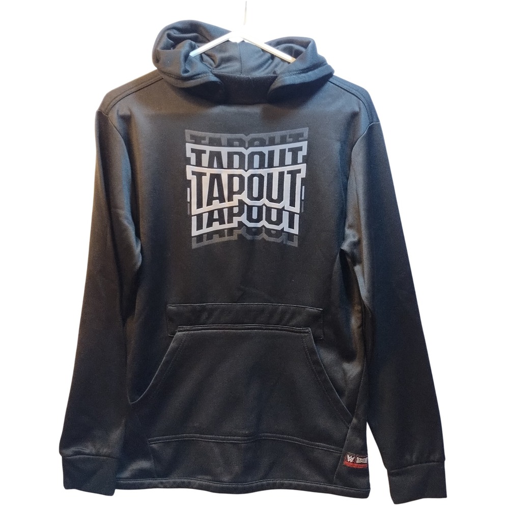 Tapout WWE Boys Hoodie Sweatshirt Black XL 18 20 Athletic‎ Pullover Wrestling